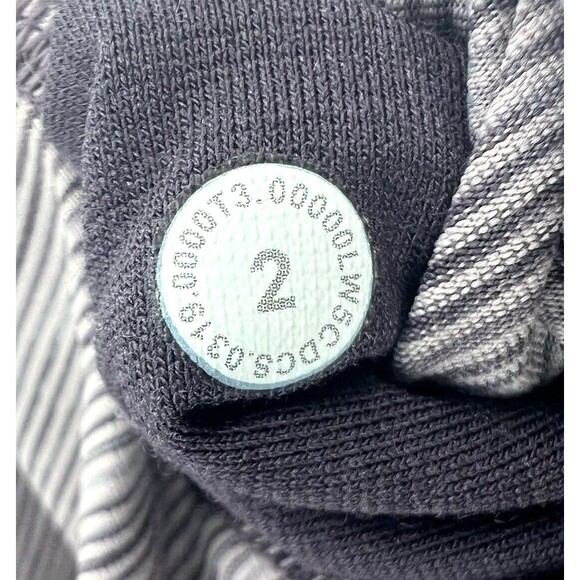 Lululemon Wunder Under High Rise Tight 28" Luxtreme Purple Striped Womens Sz 2 - Picture 13 of 13